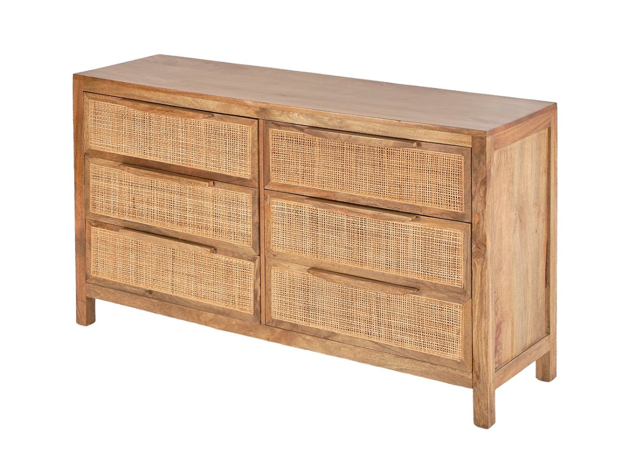 LOOMLAN Eldridge Six Drawers Wood Dresser