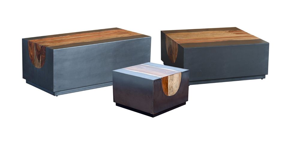 LOOMLAN Branthe Wooden Square End Table