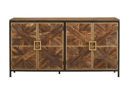 LOOMLAN Chesney Four Doors Wood Sideboard