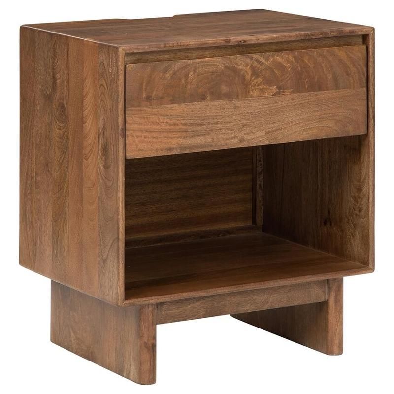 LOOMLAN Osborne One Drawer Wood Nightstand