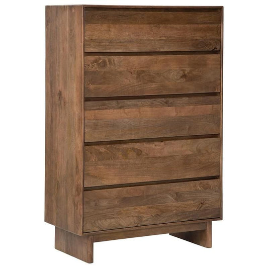 LOOMLAN Osborne Five Drawers Wood Chest