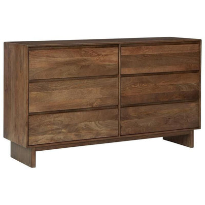 LOOMLAN Osborne Six Drawers Wood Dresser