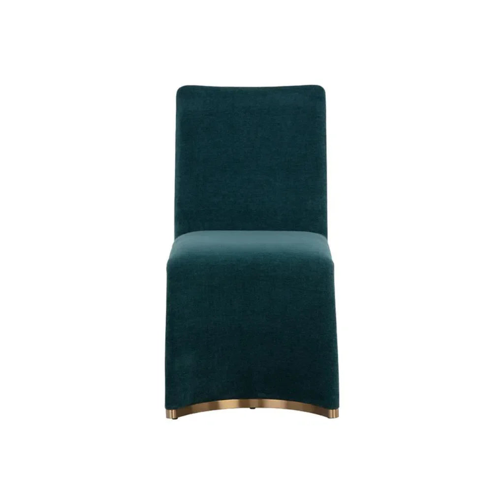 SUNPAN Iluka Fabric Armless Dining Chair 2PC