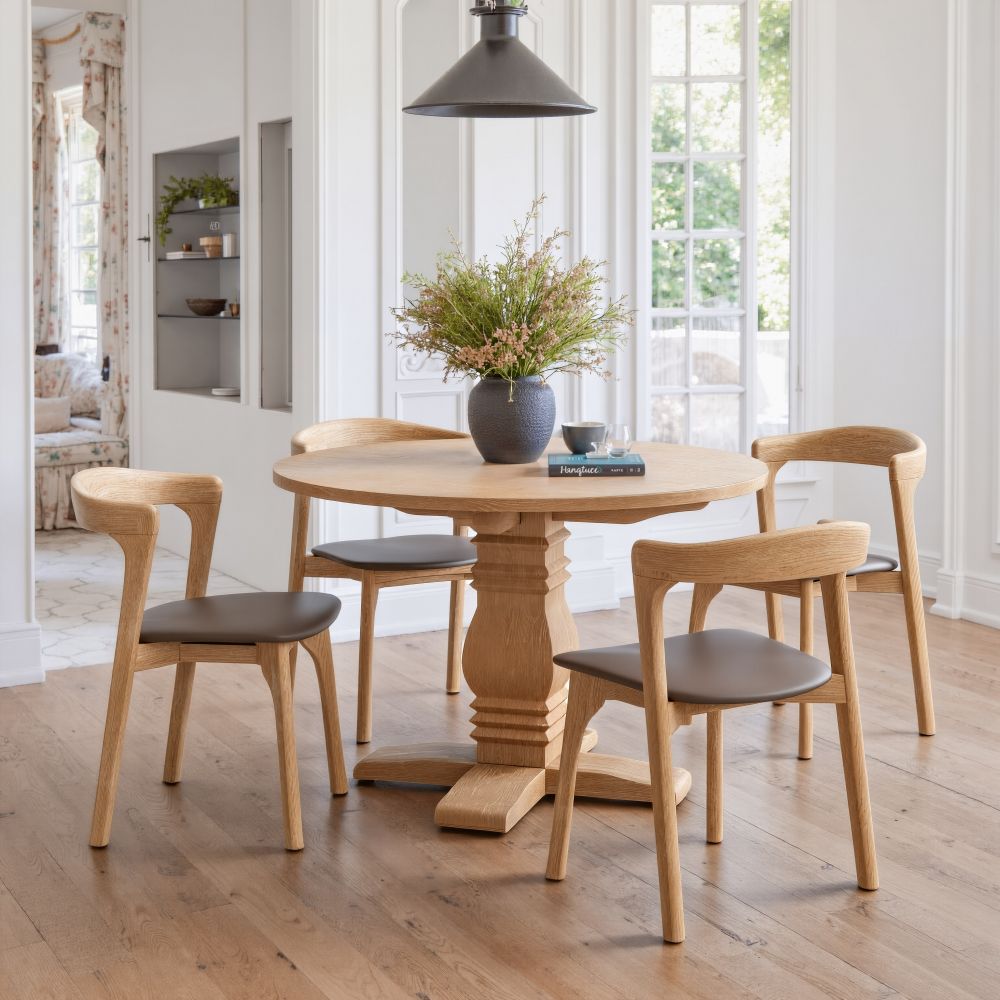 Zuo Modern Tabi Solid Wooden Round Dining Table