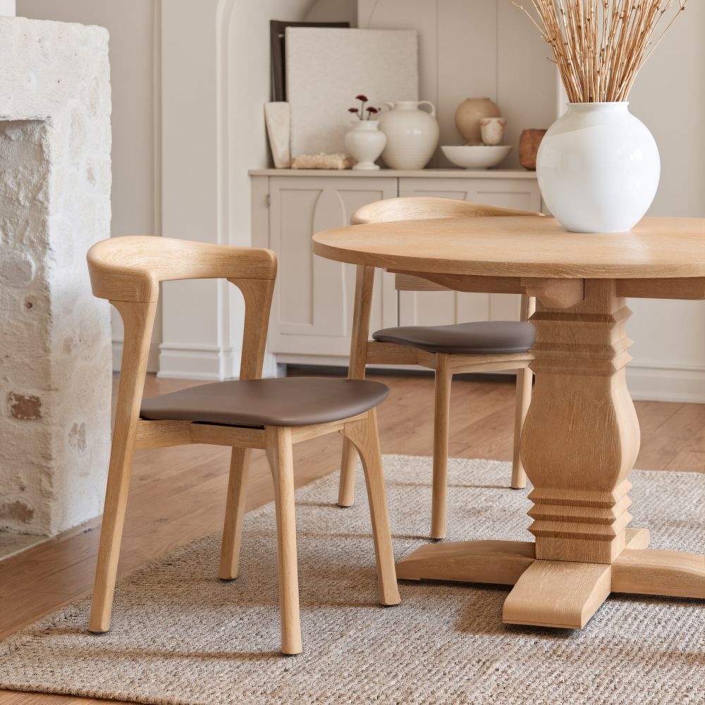 Zuo Modern Tabi Solid Wooden Round Dining Table