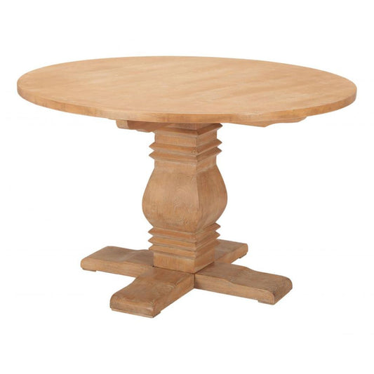 Zuo Modern Tabi Solid Wooden Round Dining Table