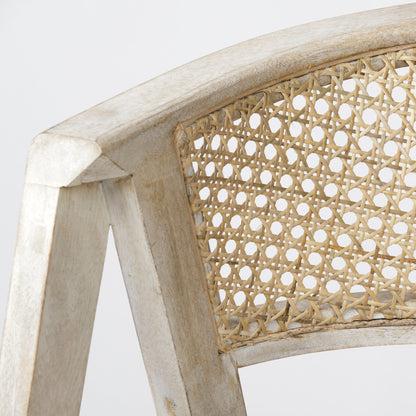 Mercana Tabitha Beige Fabric Counter Stool