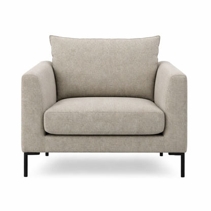 LOOMLAN Custom Upholstery Tailor S Removable Cover Fabric & Leather Accent Chair