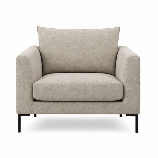 LOOMLAN Custom Upholstery Tailor S Removable Cover Fabric & Leather Accent Chair
