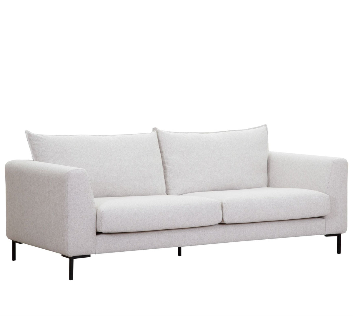 Tailor S Removable Cover Fabric & Leather Loveseat - Upholstered - view 4