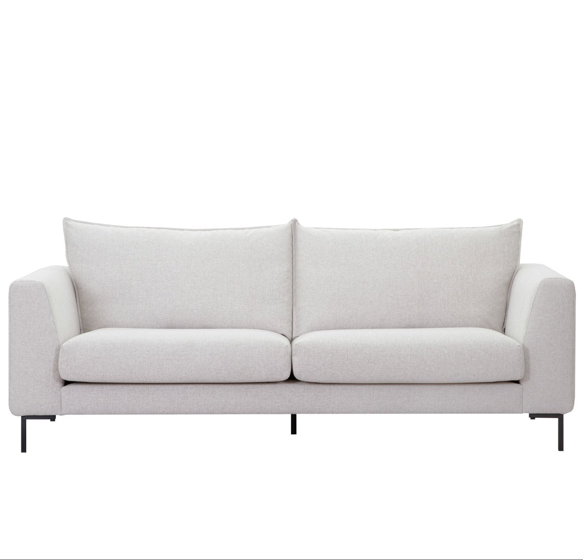 Tailor S Removable Cover Fabric & Leather Loveseat - Upholstered - view 5