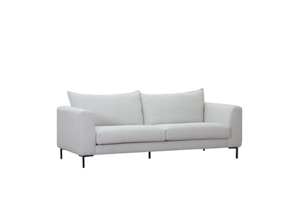 Tailor S Removable Cover Fabric & Leather Loveseat