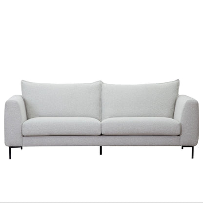 Tailor S Removable Cover Fabric & Leather Loveseat - Upholstered - view 6