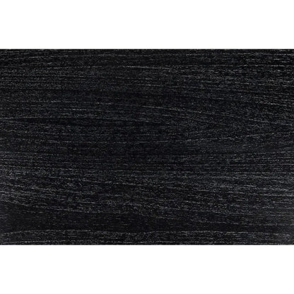 Tambour Coffee Table, Hand Rubbed Black Veneer