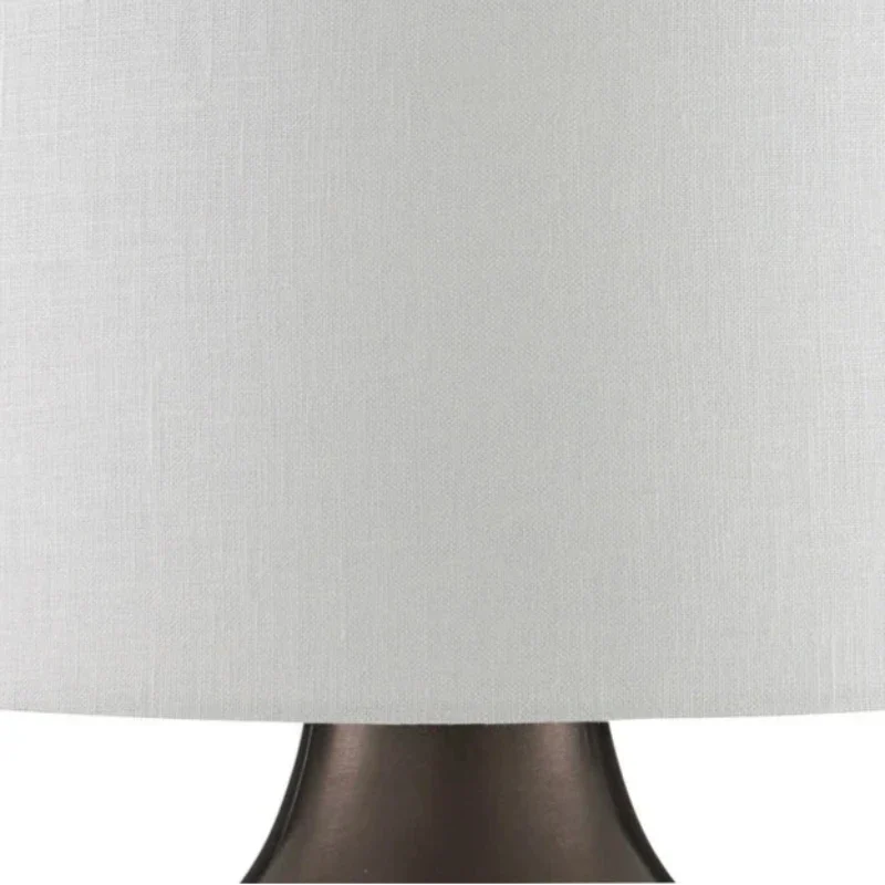 Tamerlane Polished Aluminum And Brass Table Lamp