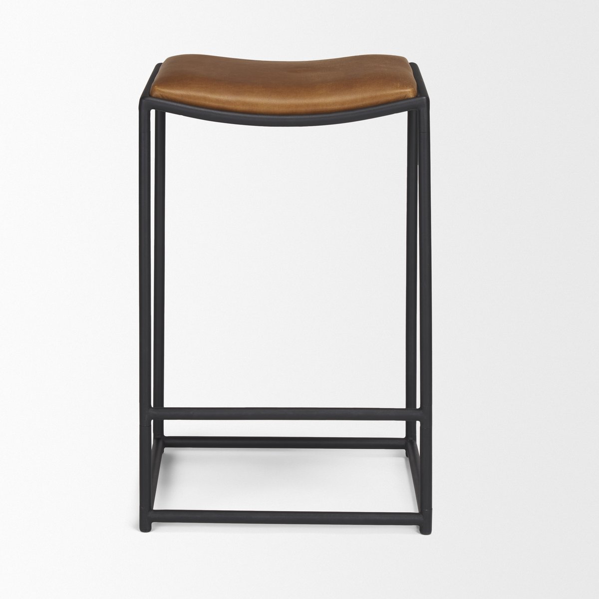 Mercana Taniel Full Grain Leather Counter Stool
