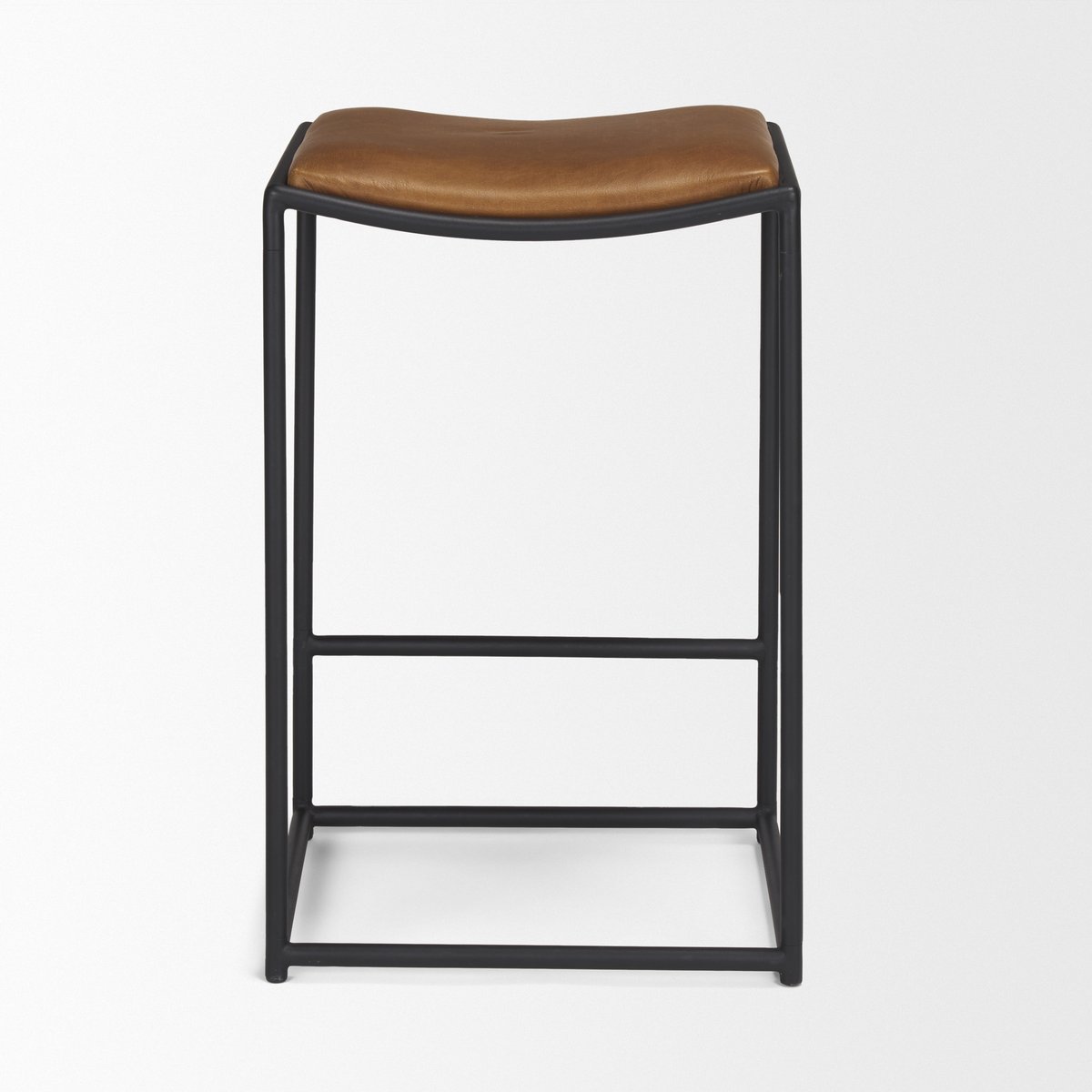 Mercana Taniel Full Grain Leather Counter Stool