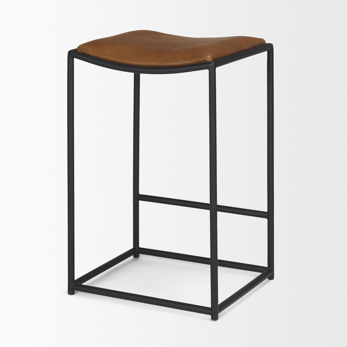 Mercana Taniel Full Grain Leather Counter Stool