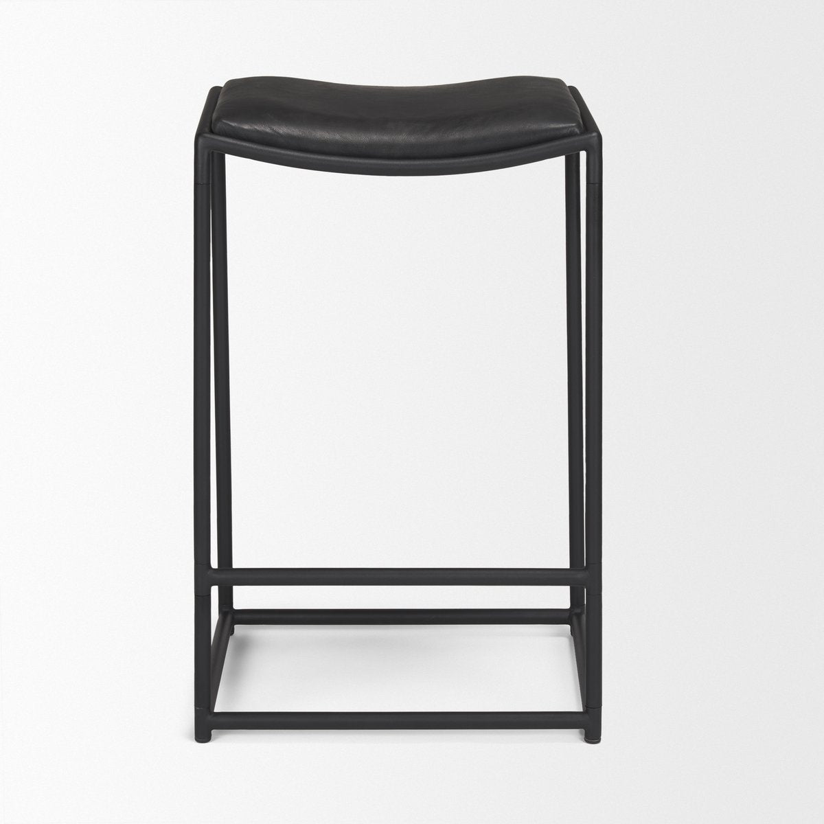 Mercana Taniel Full Grain Leather Counter Stool