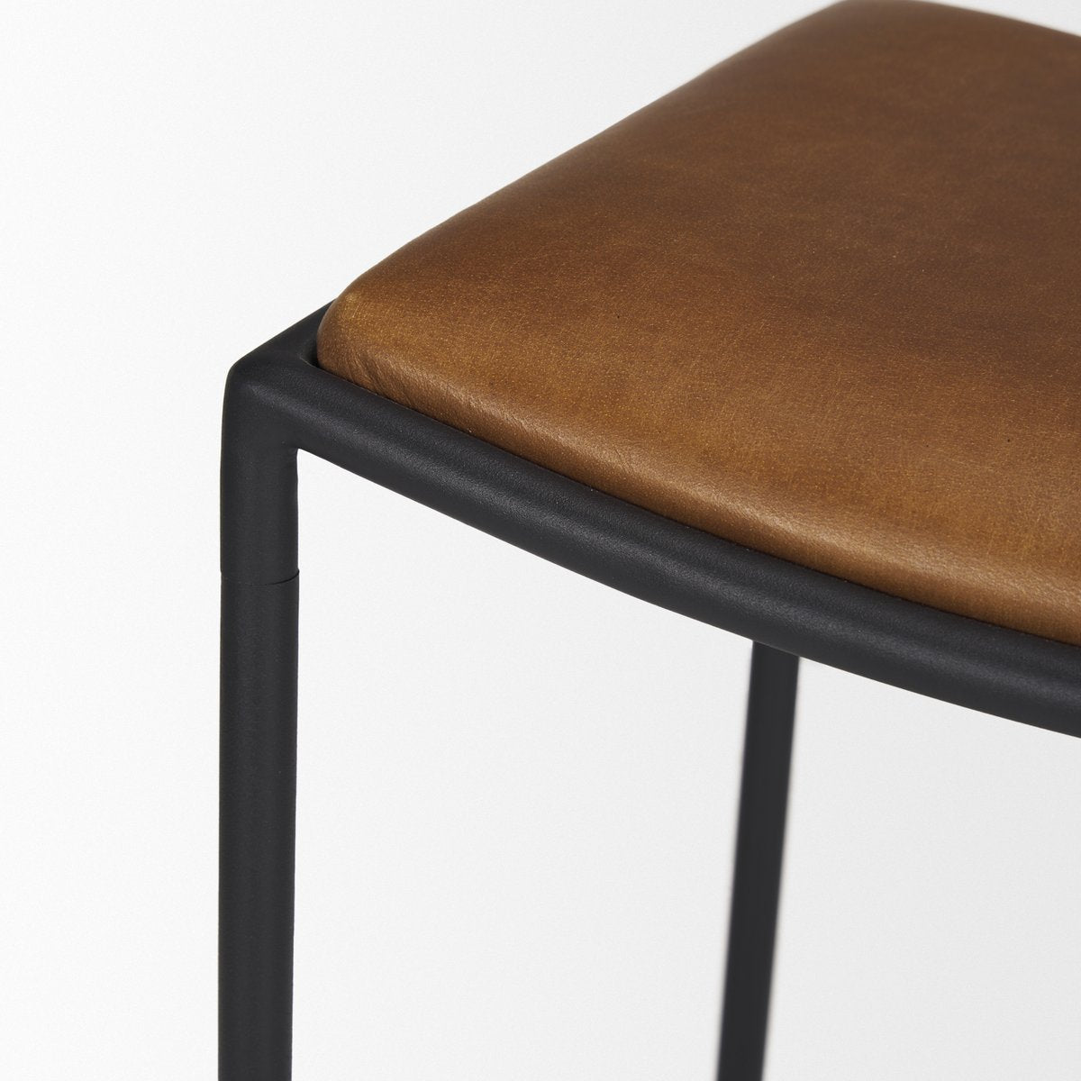 Mercana Taniel Full Grain Leather Counter Stool