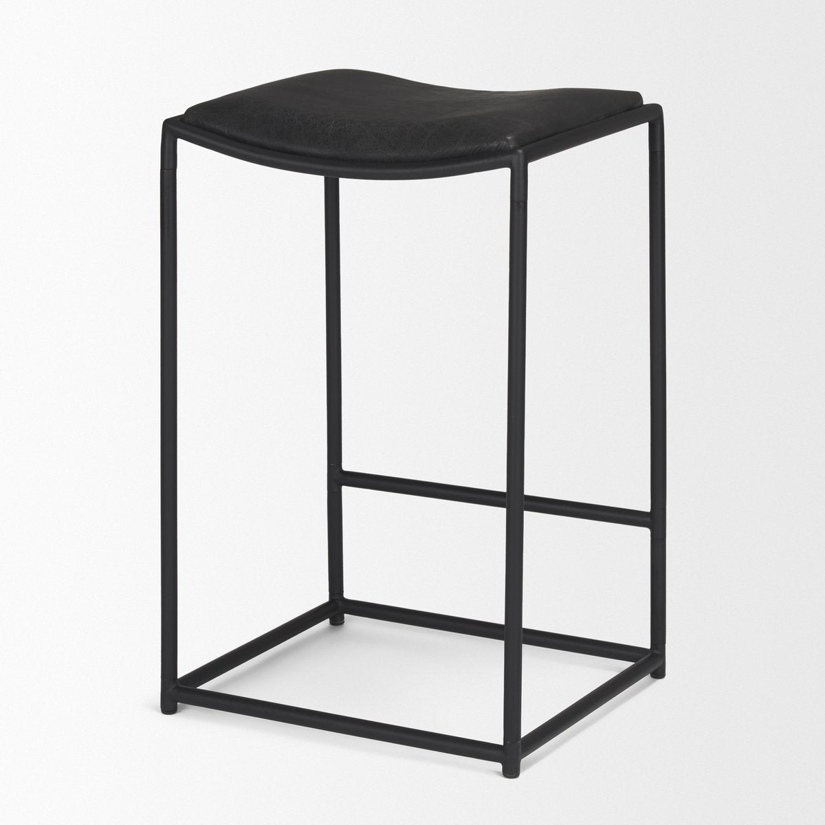 Mercana Taniel Full Grain Leather Counter Stool
