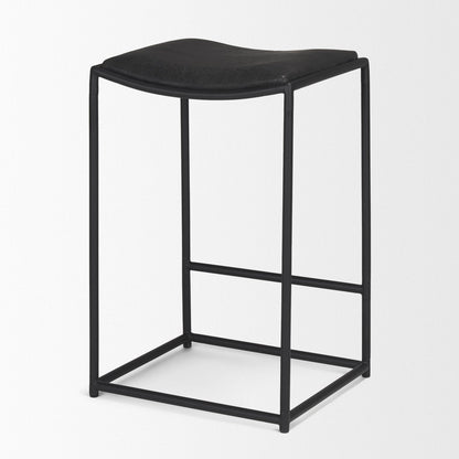 Mercana Taniel Full Grain Leather Counter Stool
