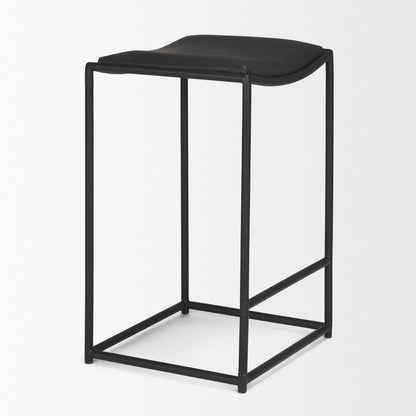 Mercana Taniel Full Grain Leather Counter Stool