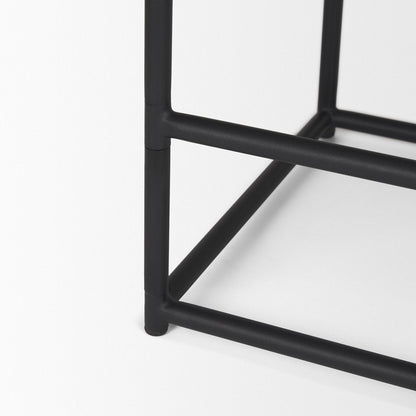 Mercana Taniel Full Grain Leather Counter Stool