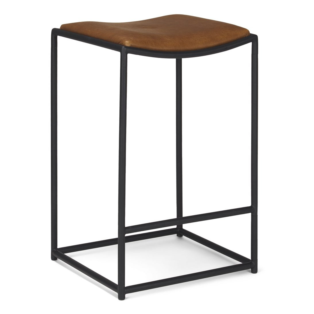 Mercana Taniel Full Grain Leather Counter Stool