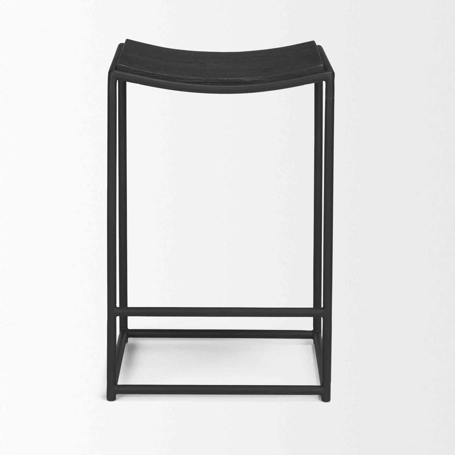 Mercana Taniel Light Brown Leather Counter Stool
