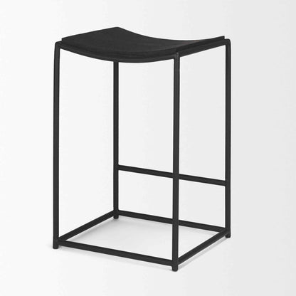 Mercana Taniel Light Brown Leather Counter Stool