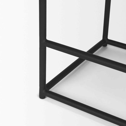 Mercana Taniel Light Brown Leather Counter Stool