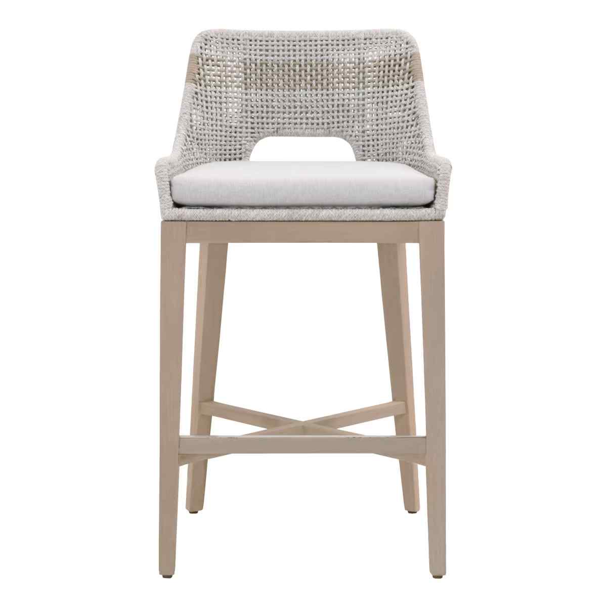 Tapestry Olefin Fabric Outdoor Barstool