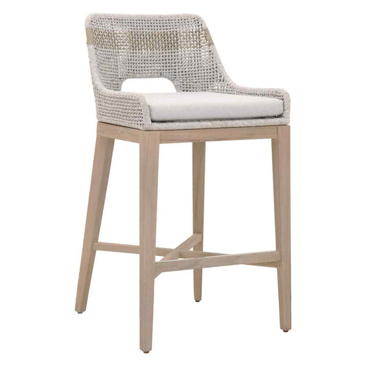 Essentials For Living Tapestry Olefin Fabric Outdoor Barstool