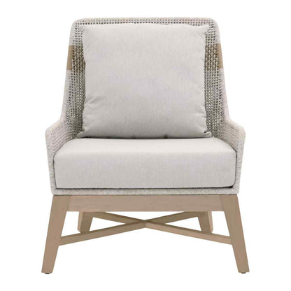Tapestry Olefin Fabric Outdoor Club Chair