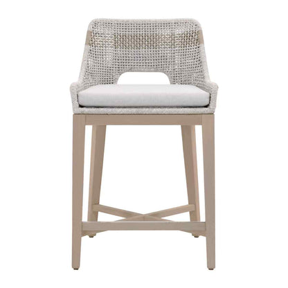 Tapestry Olefin Fabric Outdoor Counter Stool