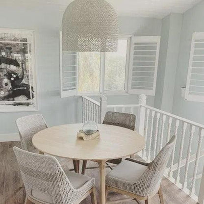 Tapestry Rope Outdoor Dining Chair 2PC-Outdoor Dining Chairs-Essentials For Living-LOOMLAN