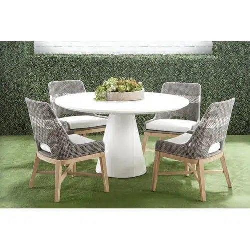 Tapestry Rope Outdoor Dining Chair Set of 2 Taupe Rope Outdoor Dining Chairs Sideboards and Things By Essentials For Living