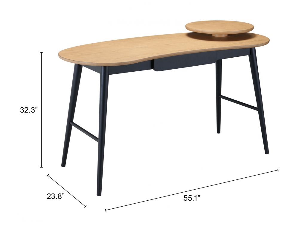 Zuo Modern Tarkiz Natural Wood Desk