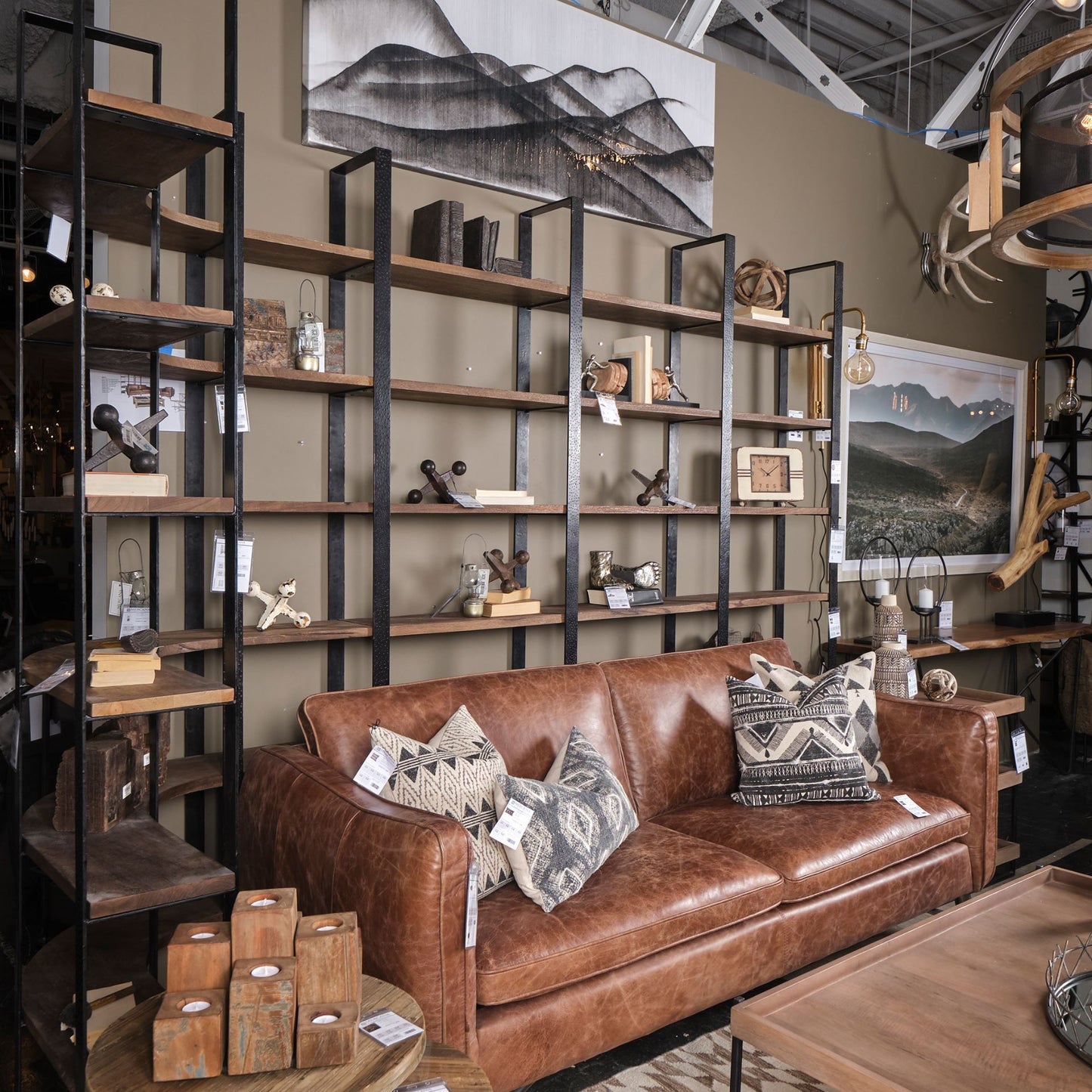 Mercana Taunton Iron Six Shelving Unit