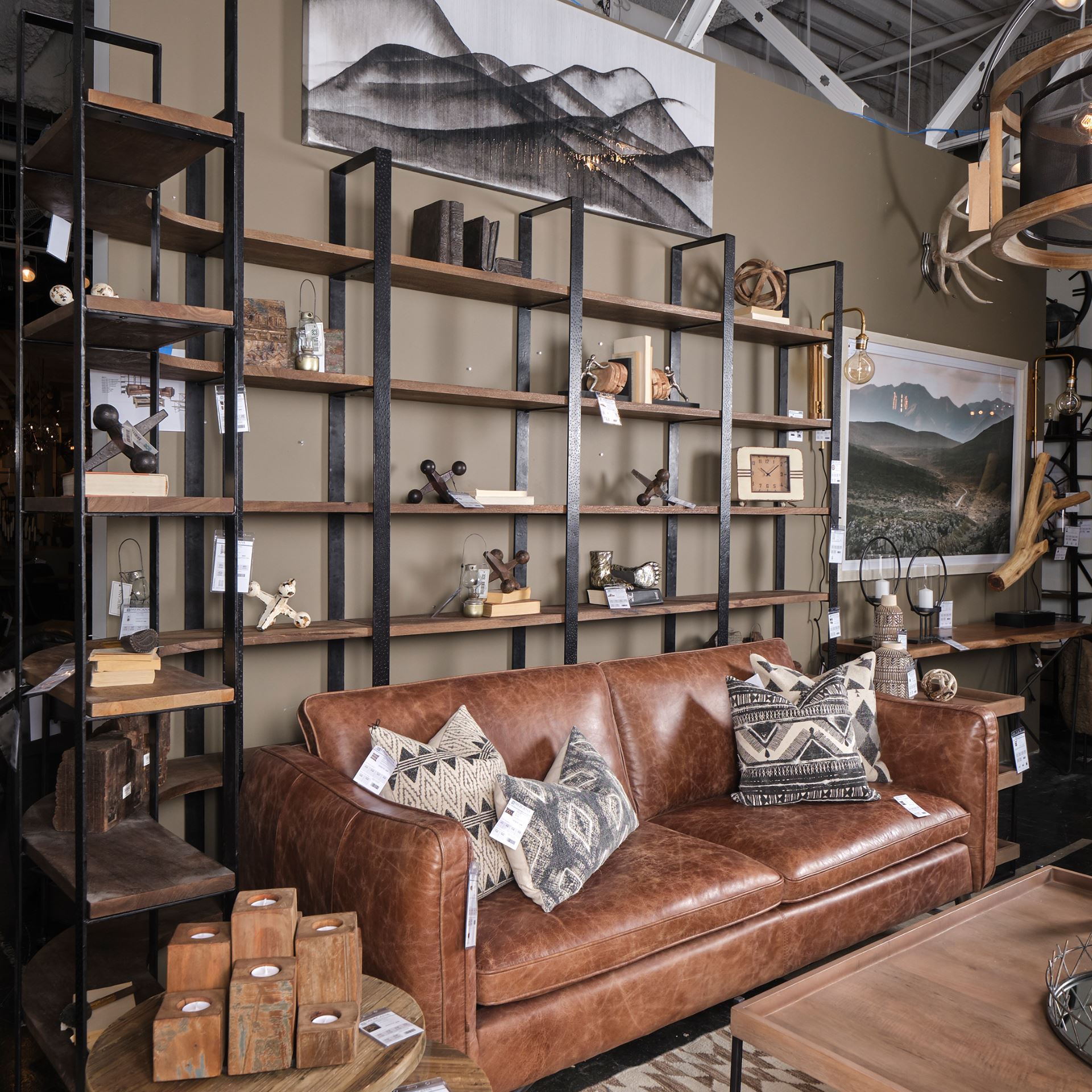 Mercana Taunton Iron Six Shelving Unit