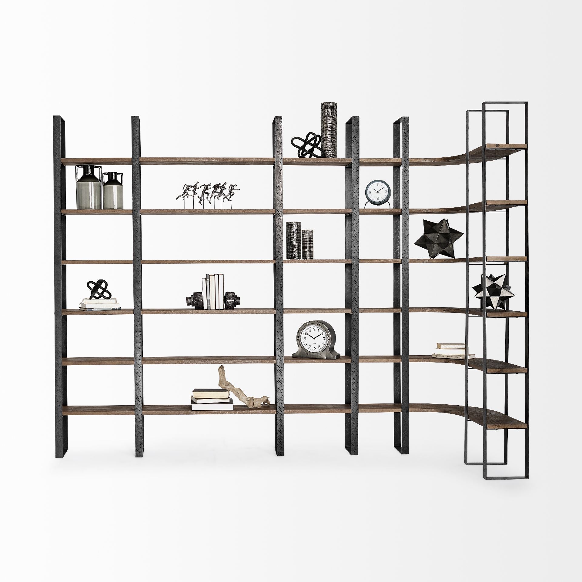 Mercana Taunton Iron Six Shelving Unit