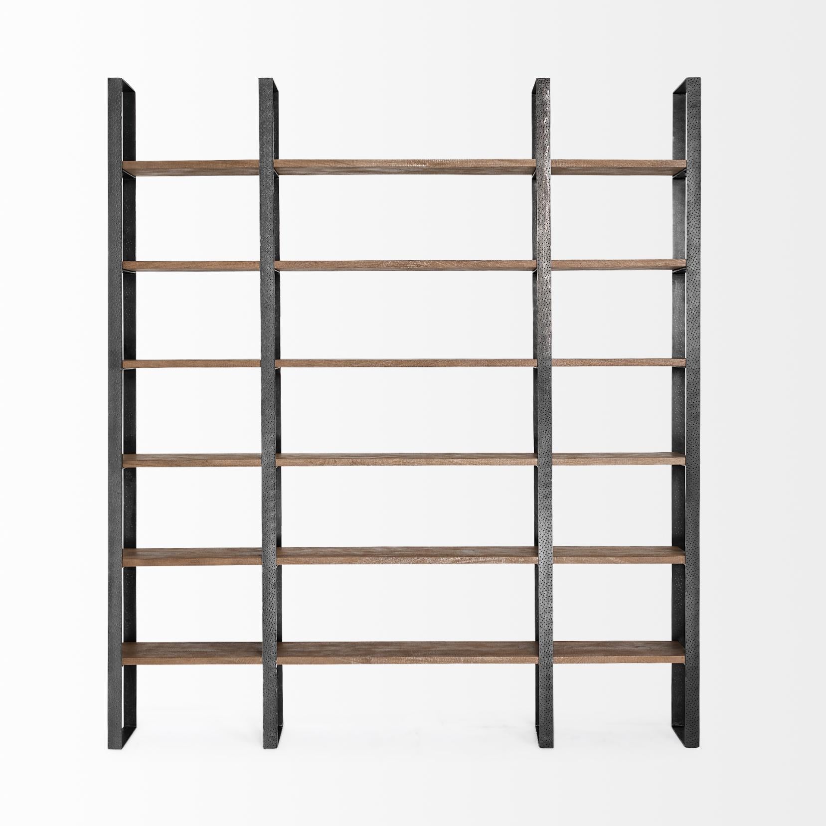 Mercana Taunton Iron Six Shelving Unit