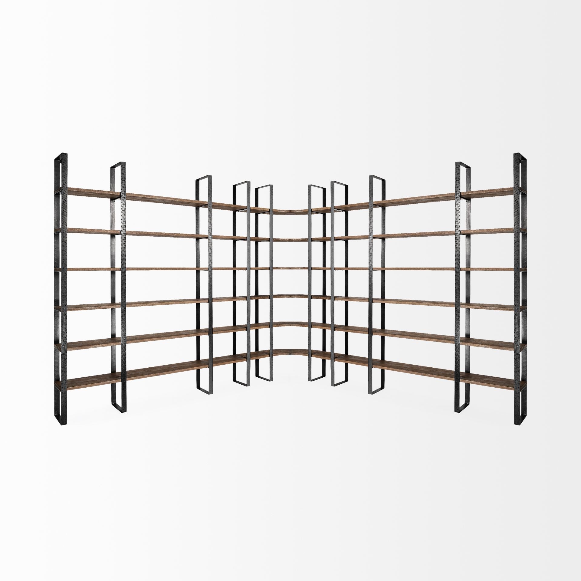 Mercana Taunton Iron Six Shelving Unit