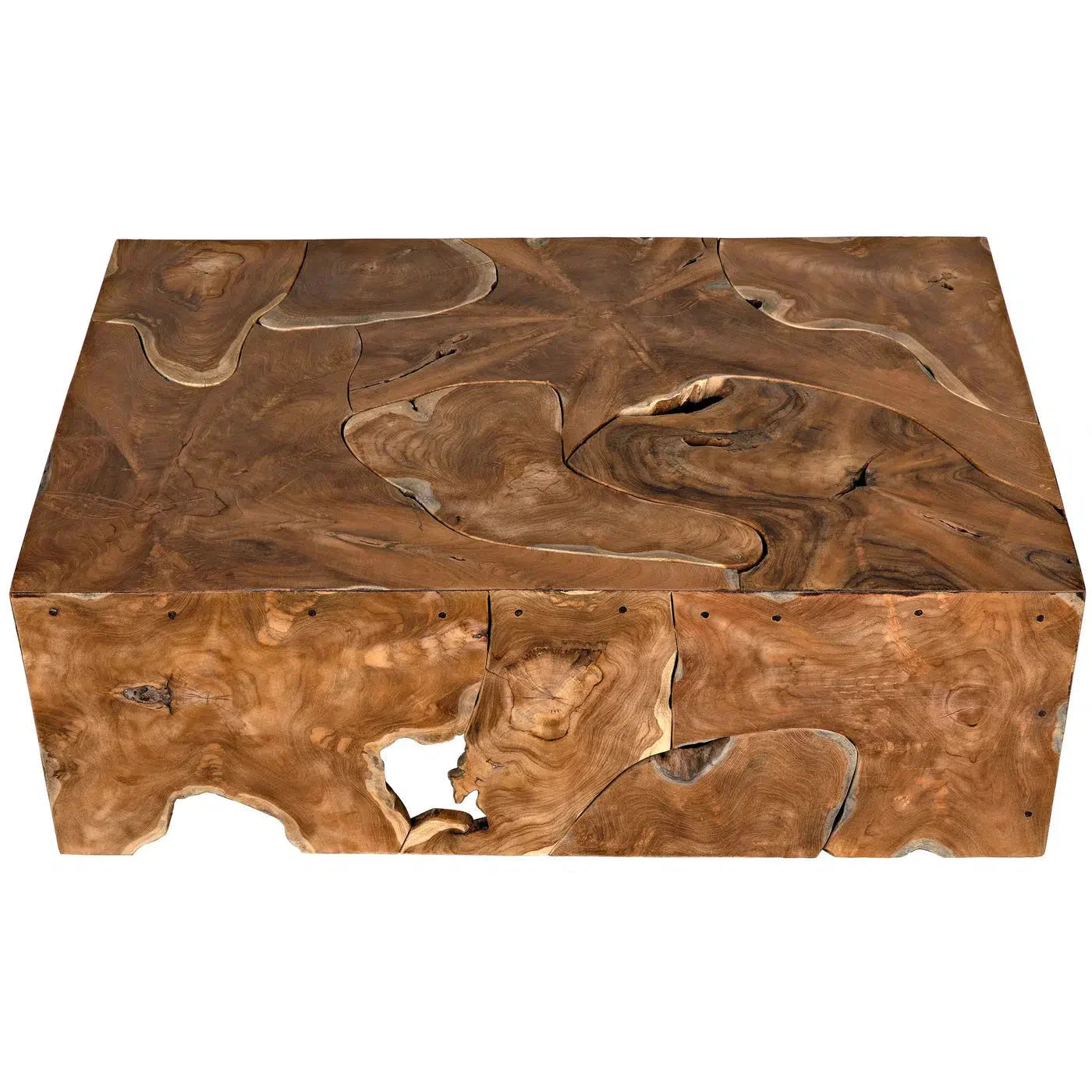 Teak Coffee Table Root Original Stump Pieces - Vert Coffee Table-Coffee Tables-Noir-Sideboards and Things