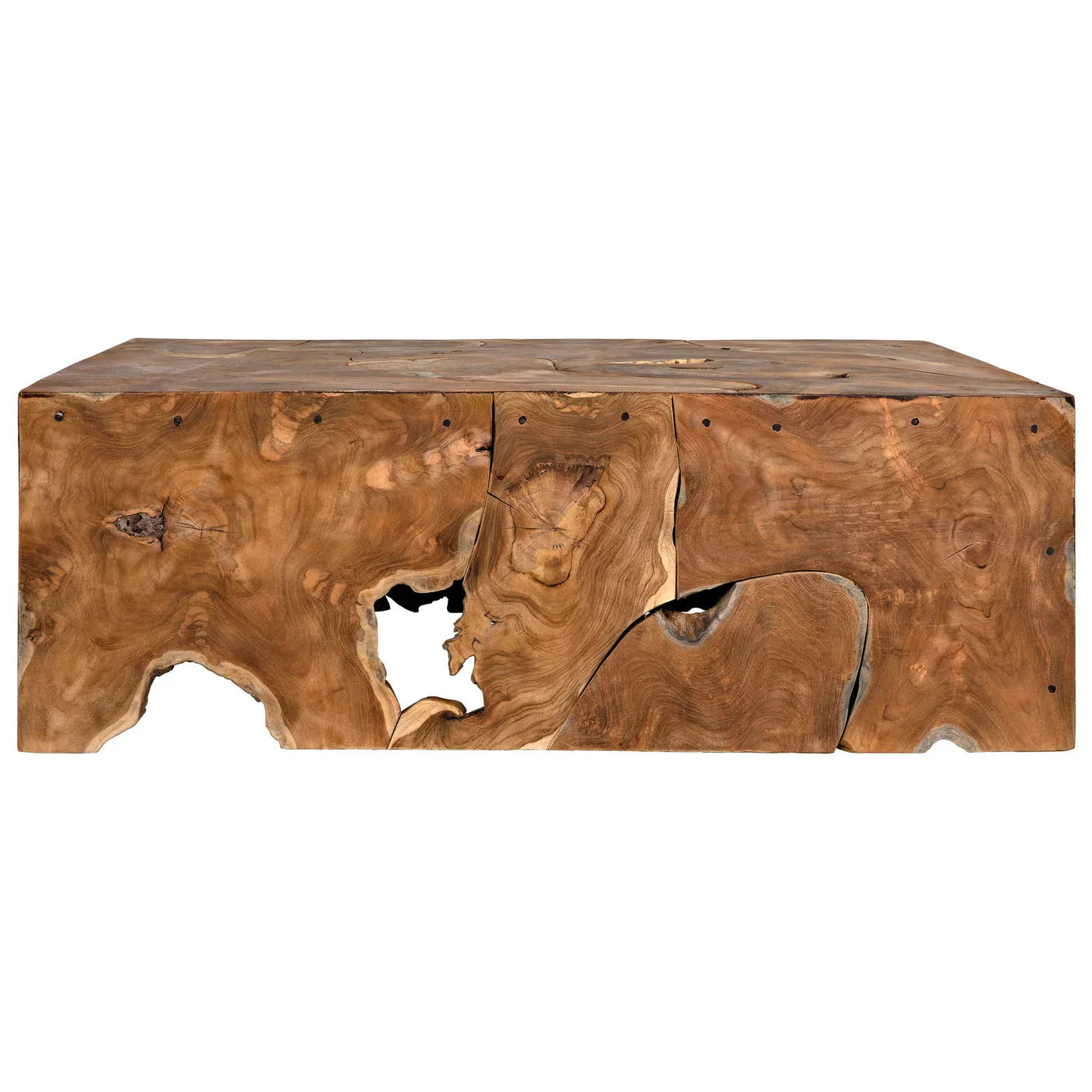 Teak Coffee Table Root Original Stump Pieces - Vert Coffee Table-Coffee Tables-Noir-Sideboards and Things