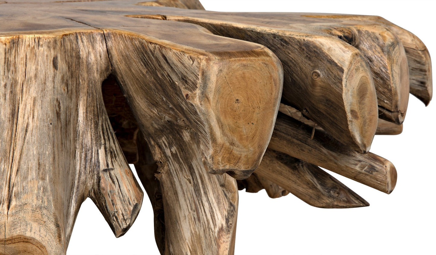 Teak Root Geometric Coffee Table-Coffee Tables-Noir-Sideboards and Things