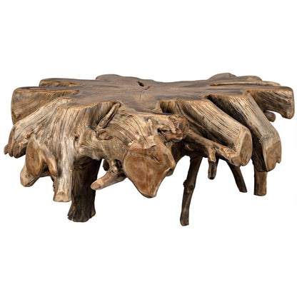 Teak Root Geometric Coffee Table-Coffee Tables-Noir-Sideboards and Things