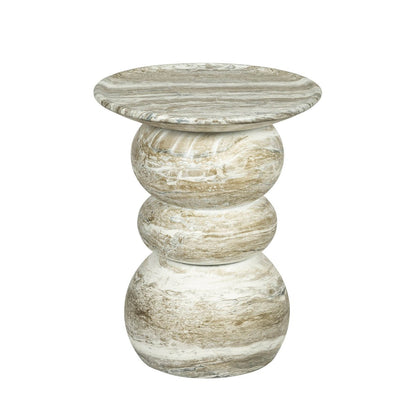 LH Home Temple Concrete Outdoor Side Table