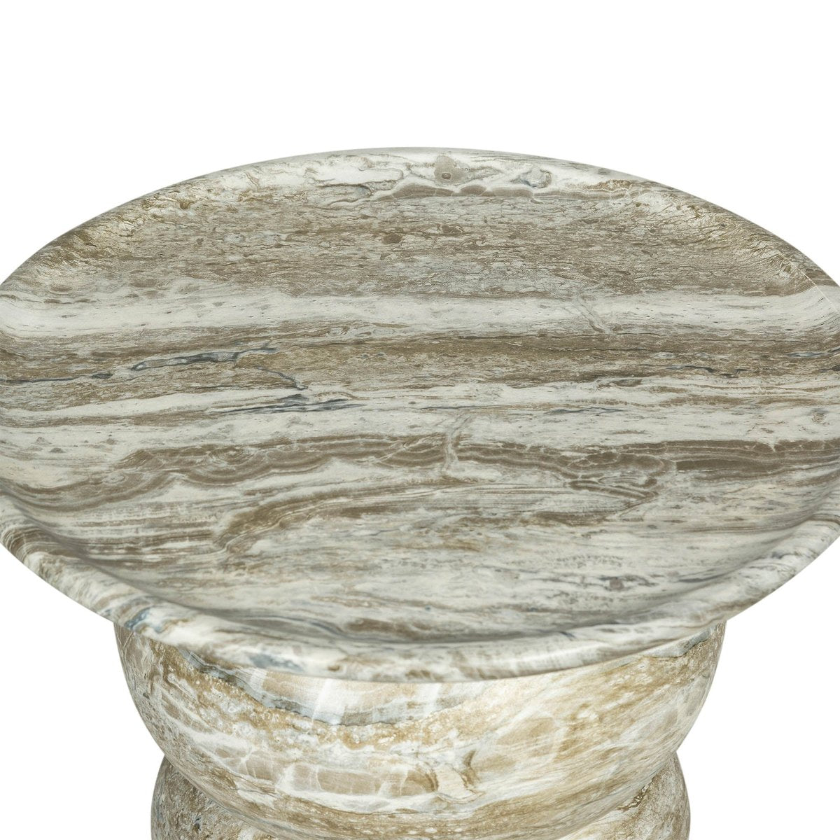 LH Home Temple Concrete Outdoor Side Table